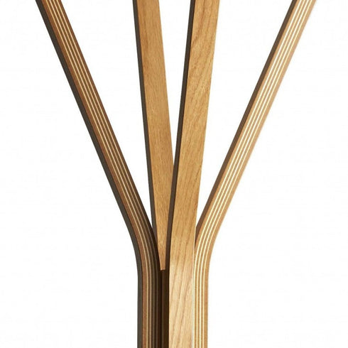 16.5" x 16.5" x 68.25" Natural Coat Rack